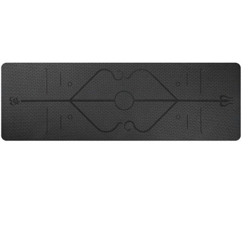 Position Line Non-Slip Yoga Mat