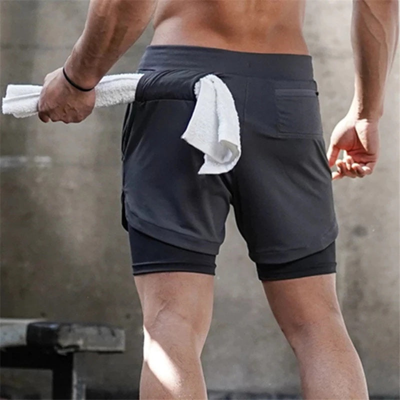 2 In 1 Double-Deck Shorts