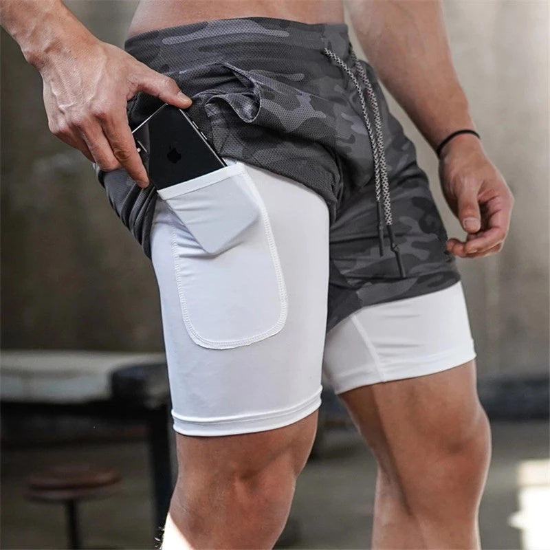 2 In 1 Double-Deck Shorts