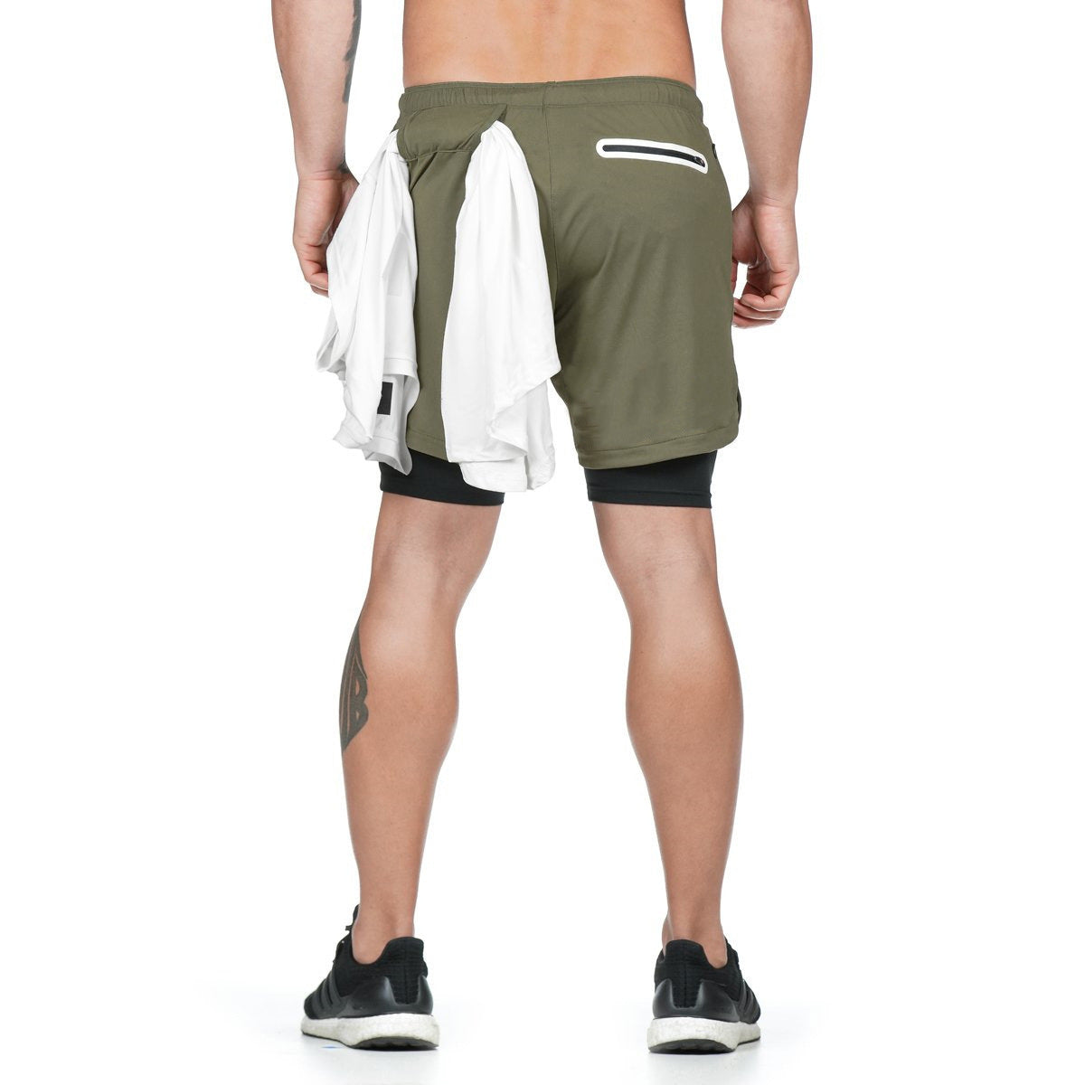 2 In 1 Double-Deck Shorts