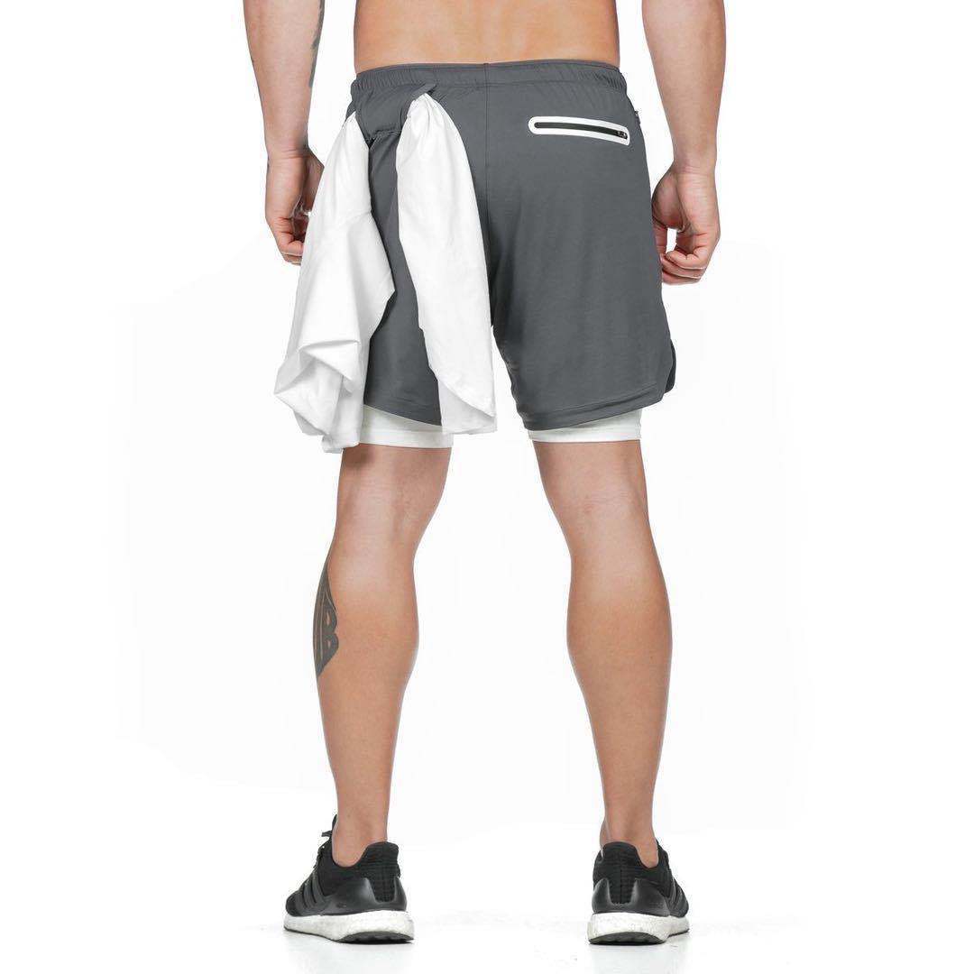 2 In 1 Double-Deck Shorts