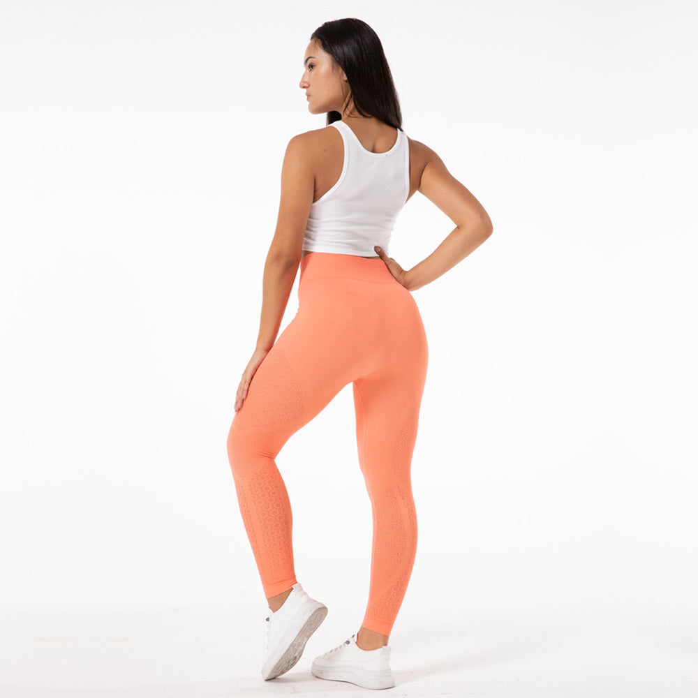Seamless Hollow Yoga Leggings