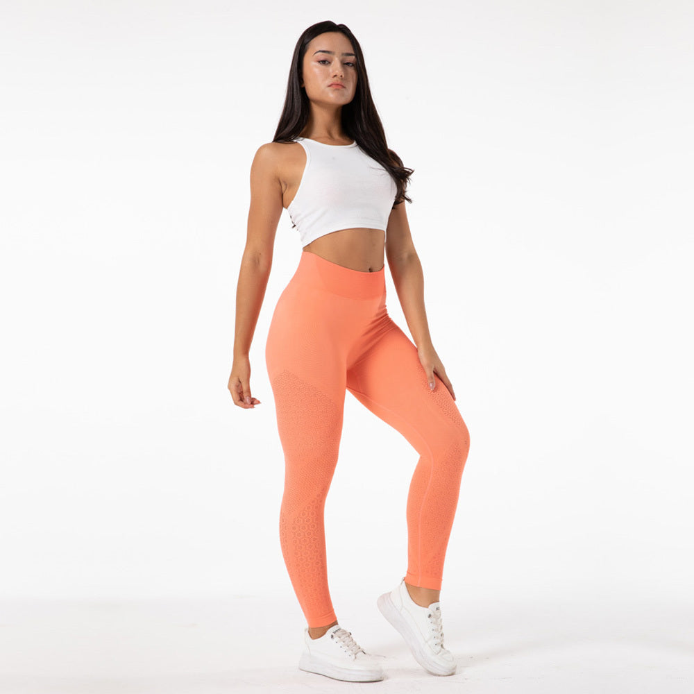 Seamless Hollow Yoga Leggings
