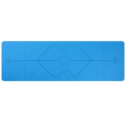 Position Line Non-Slip Yoga Mat