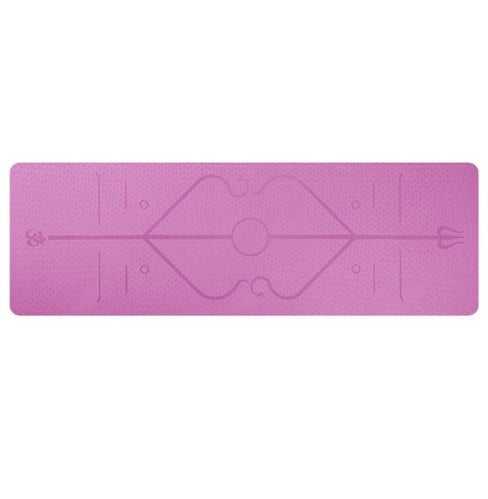 Position Line Non-Slip Yoga Mat