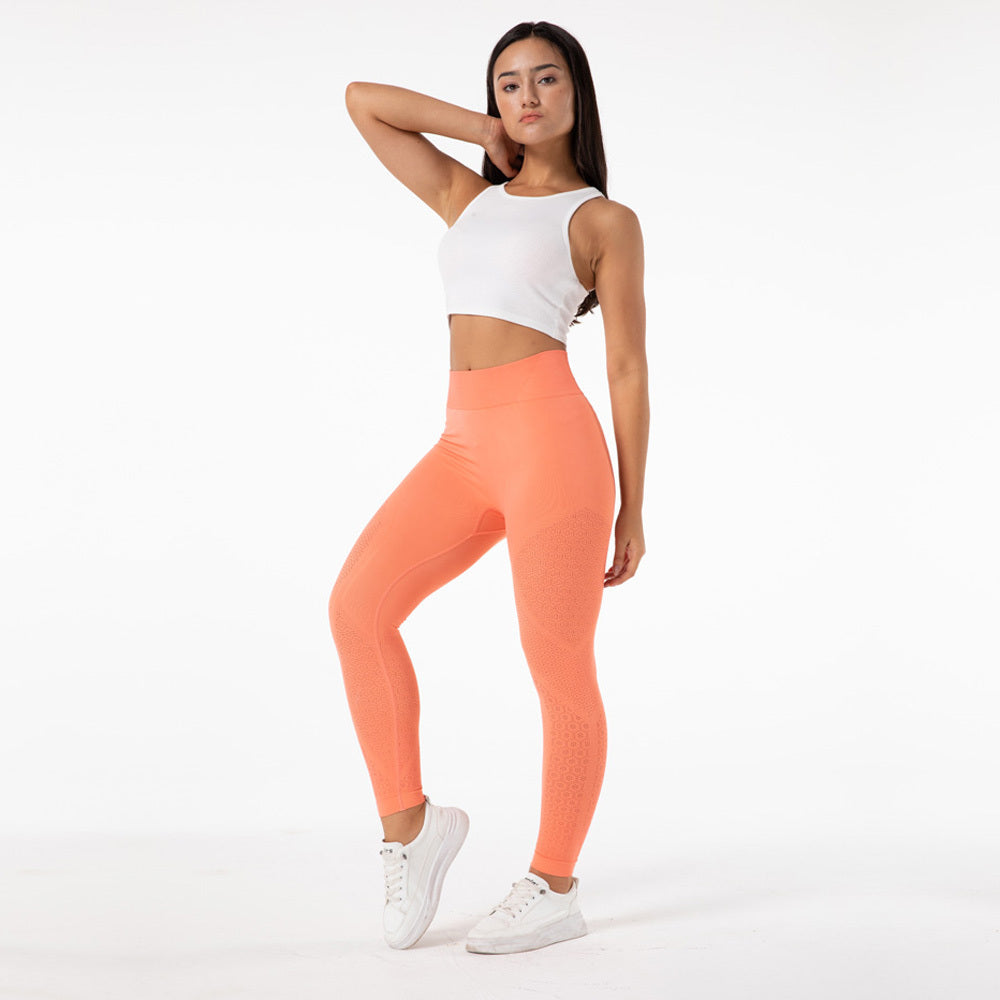 Seamless Hollow Yoga Leggings