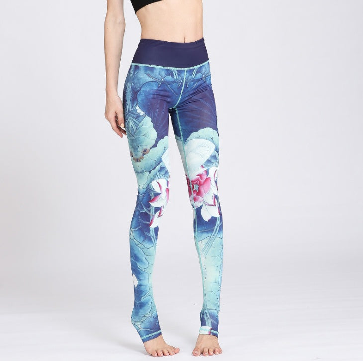 Printed Dry Fit Workout Leggings