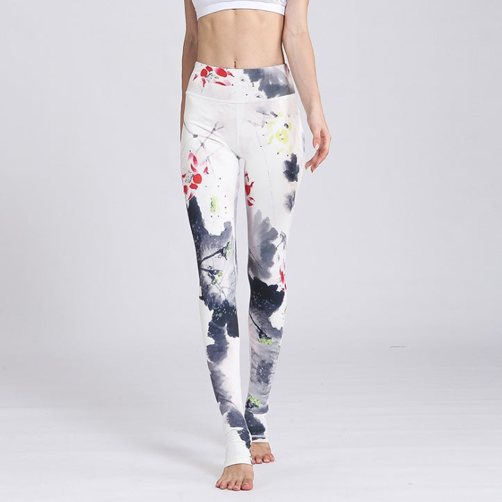 Printed Dry Fit Workout Leggings