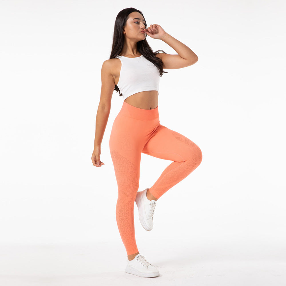 Seamless Hollow Yoga Leggings